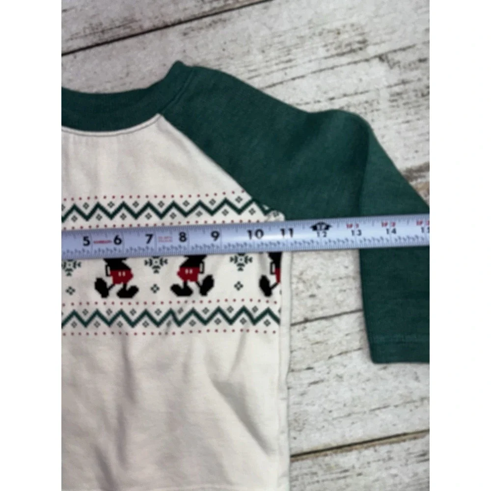 Jumping Beans‎ Disney Boys Mickey Mouse Long Sleeve Christmas Pullover 18 Mo
